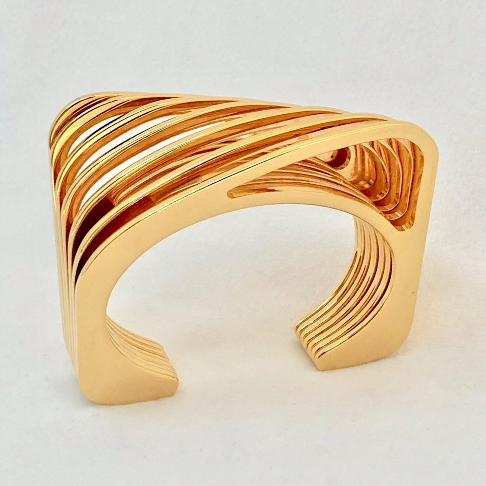 Uber Rare Vita Fede Futturo Cuff with Cutouts